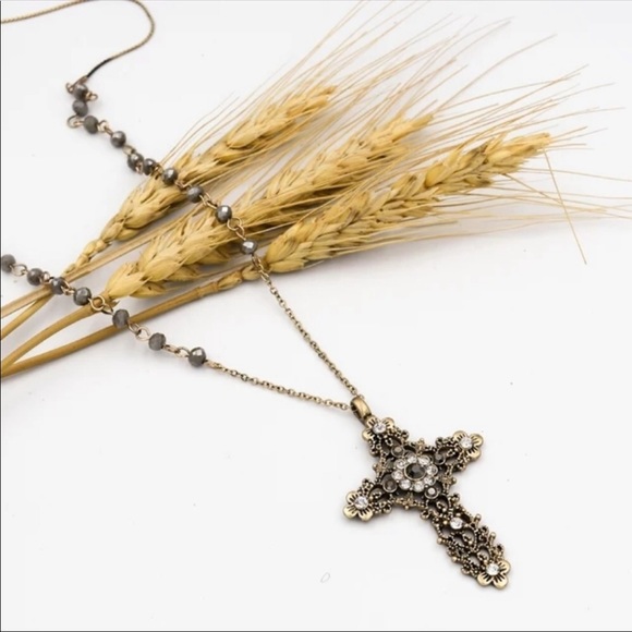 Artisan Cross Necklace - Picture 2 of 5